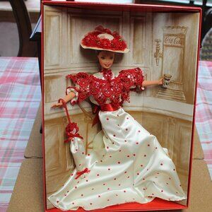 Coca Cola Soda Fountain Sweetheart Barbie Doll 1996 Mattel # 15762 NRFB
